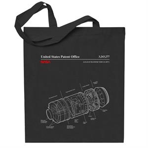 NASA JAXA H II Transfer Vehicle Blueprint Totebag