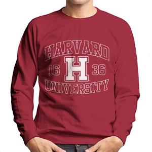 Harvard University 1636 Sports Text Logo Men's Sweatshirt