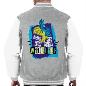 Madagascar Hold On For Dear Wildlife Men's Varsity Jacket