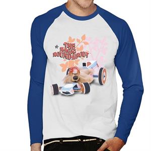 The Magic Roundabout Dougal Race Car Men's Baseball Long Sleeved T-Shirt