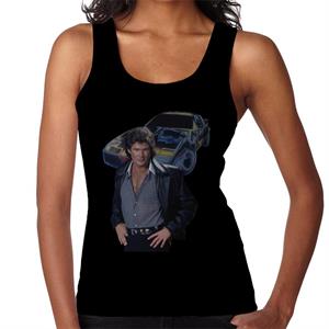 Knight Rider Michael Knight And KITT Women's Vest