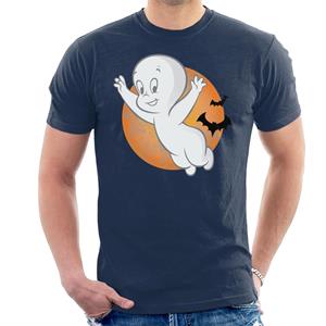 Casper The Friendly Ghost Moon Flying Men's T-Shirt