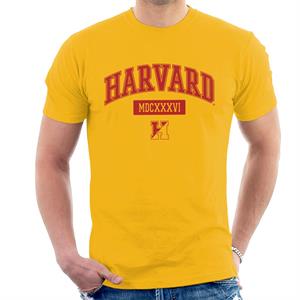 Harvard University MDCXXXVI Varsity Logo Men's T-Shirt