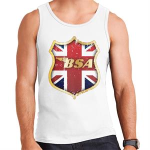 BSA Golden Logo Union Jack Badge Men's Vest