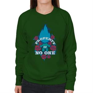 Trolls Roses Property Of No One Women's Sweatshirt