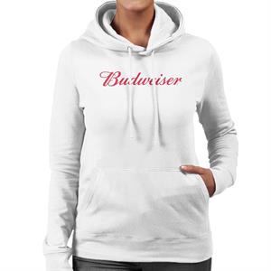 Budweiser Red Logo Women's Hooded Sweatshirt