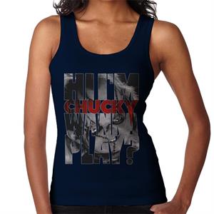 Chucky Hi Im Chucky Scars And Stitches Women's Vest