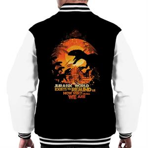 Jurassic Park Exists To Remind Us How Very Small We Are Men's Varsity Jacket