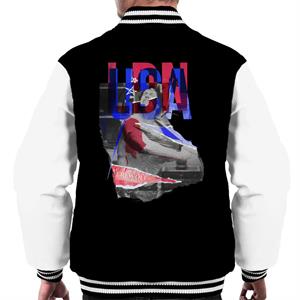 An American Werewolf In London USA Theme Men's Varsity Jacket