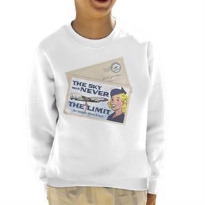 Pan Am The Sky Was Never The Limit Kid's Sweatshirt