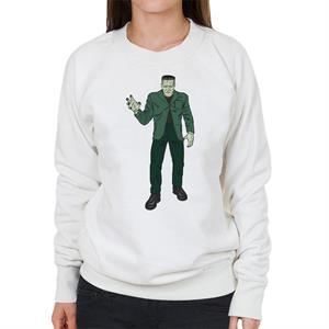 Frankenstein Monster Pose Illustration Women's Sweatshirt