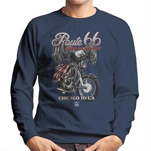 Route 66 Eagle Rider Men's Sweatshirt