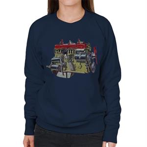 Austin Healey Side View Of Engine British Motor Heritage Women's Sweatshirt