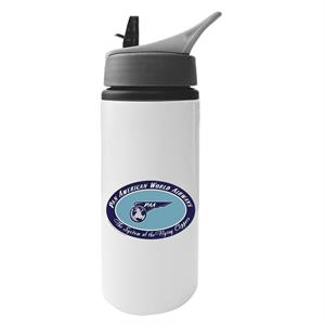 Pan Am The System Of The Flying Clippers Aluminium Water Bottle With Straw