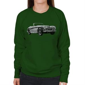 Austin Healey Grey British Motor Heritage Women's Sweatshirt