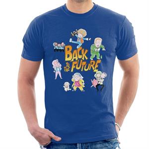 Back To The Future Chibi Cartoon Men's T-Shirt