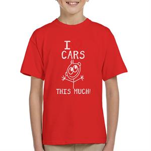 I Heart Cars This Much Kid's T-Shirt