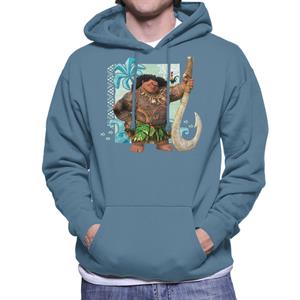 Disney Moana Maui And Heihei Men's Hooded Sweatshirt