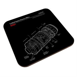 NASA JAXA H II Transfer Vehicle Blueprint Coaster