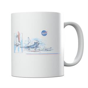 NASA Liftoff From Space Centre Mug