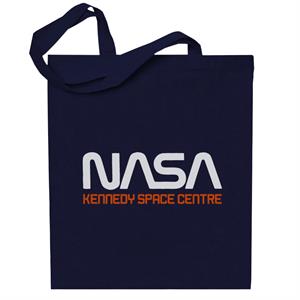 NASA Kennedy Space Centre Rocket Text Totebag