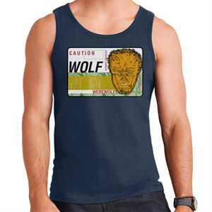 The Wolf Man Caution Extreme Danger Men's Vest