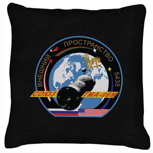 NASA Roscosmos TMA 06M Soyuz Spacecraft Mission Patch Cushion