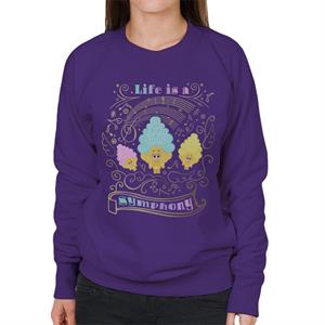 Trolls Classical Trolls Life Is A Symphony Women's Sweatshirt