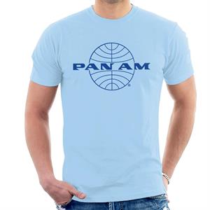 Pan Am Classic Blue Logo Men's T-Shirt