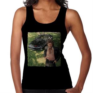 Knight Rider Michael Knight Smiling With KITT Women's Vest