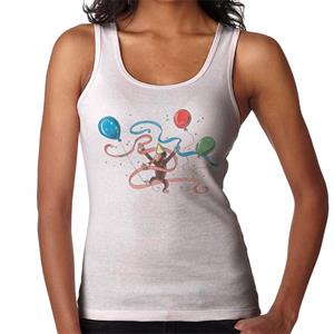 Curious George Party Balloons Women's Vest