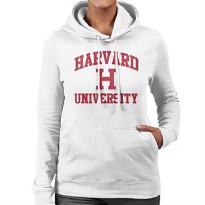 Harvard University Classic Text Logo Women's Hooded Sweatshirt