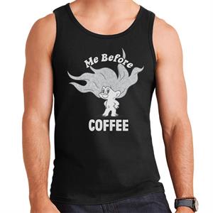 Trolls Me Before Coffee Men's Vest