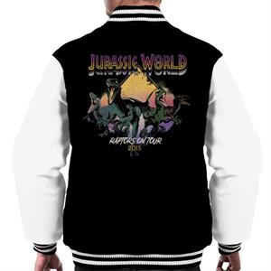 Jurassic Park Raptors On Tour 2015 Men's Varsity Jacket