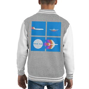 Pan Am Takeoff Silhouette Kid's Varsity Jacket