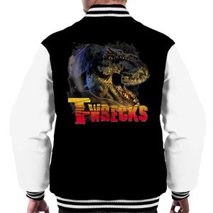 Jurassic Park T Wrecks Men's Varsity Jacket