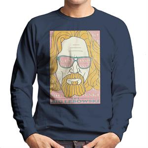 The Big Lebowski Retro Ink Lines Men's Sweatshirt