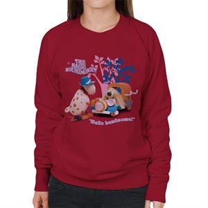 The Magic Roundabout Ermintrude & Dougal Hello Handsome Women's Sweatshirt