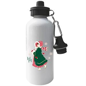 Holly Hobbie Christmas Dress Aluminium Sports Water Bottle