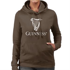 Guinness Classic Harp Logo Women's Hooded Sweatshirt