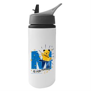 Sooty M Is For Magic Aluminium Water Bottle With Straw