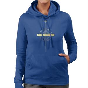 Pan Am Logo Gold Foil Women's Hooded Sweatshirt