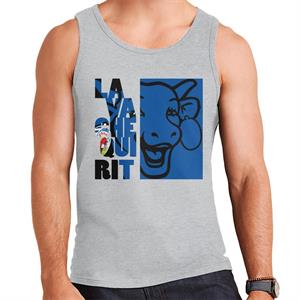 The Laughing Cow La Vache Qui Rit Blue Montage Men's Vest