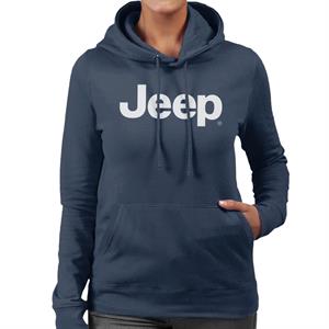 Jeep Classic Text Logo Women's Hooded Sweatshirt