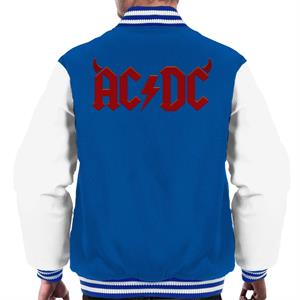 AC/DC Devil Horns Logo Men's Varsity Jacket