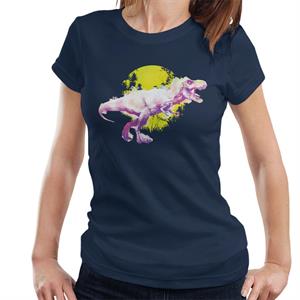 Jurassic Park T Rex Jungle Sun Women's T-Shirt