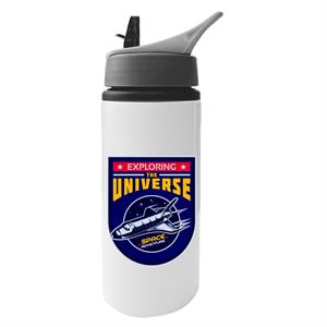NASA Exploring The Universe Space Adventure Aluminium Water Bottle With Straw
