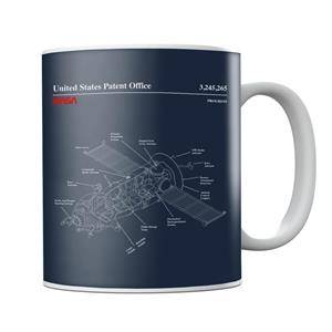 NASA Progress Russian Resupply Vehicle Blueprint Mug