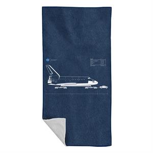 NASA Space Shuttle Weight Diagnostic Beach Towel