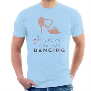 Strictly Come Dancing Saturdays Are For Dancing Glitter Stiletto Men's T-Shirt